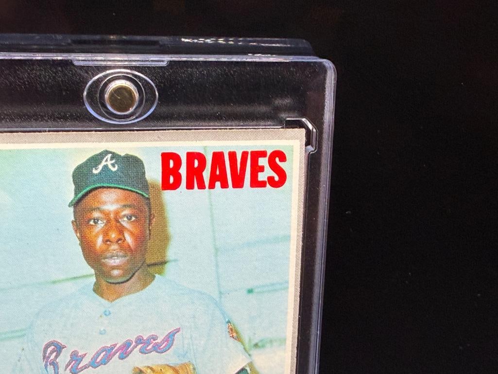 1970 TOPPS #500 HANK AARON BASEBALL CARD - 4