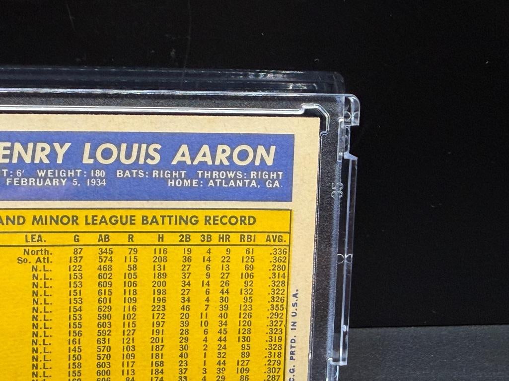 1970 TOPPS #500 HANK AARON BASEBALL CARD - 7