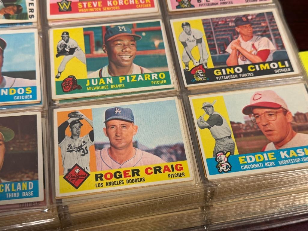 1960 TOPPS BASEBALL CARD SET - 7