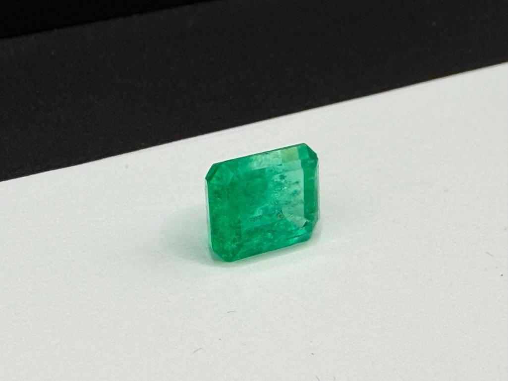 7.14CT COLUMBIAN OCTAGONAL STEP CUT EMERALD - 2