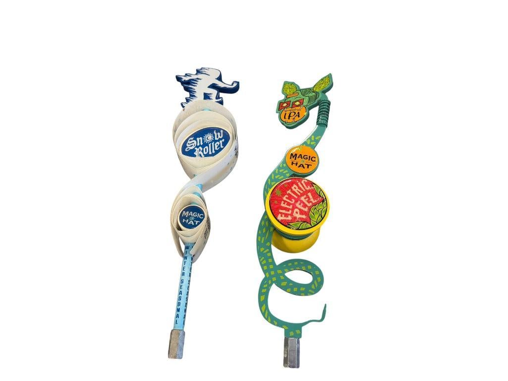 SNOW ROLLER AND ELECTRIC EEL IPA MAGIC HAT BREWING COMPANY BEER TAP HANDLES (1 of 15)