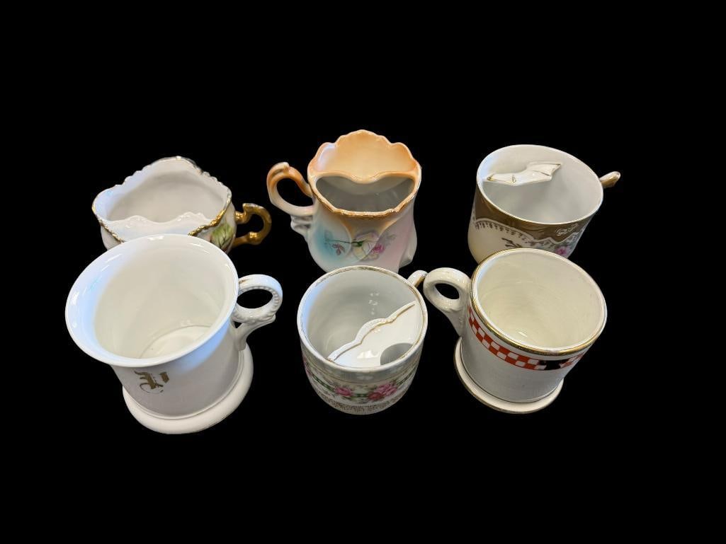 VINTAGE MUSTACHE CUPS AND MUGS BRANDENBURG, NIPPON, MOST MADE IN GERMANY (1 of 17)