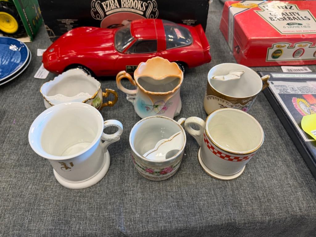 VINTAGE MUSTACHE CUPS AND MUGS BRANDENBURG, NIPPON, MOST MADE IN GERMANY - 2
