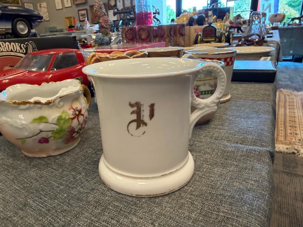 VINTAGE MUSTACHE CUPS AND MUGS BRANDENBURG, NIPPON, MOST MADE IN GERMANY - 3