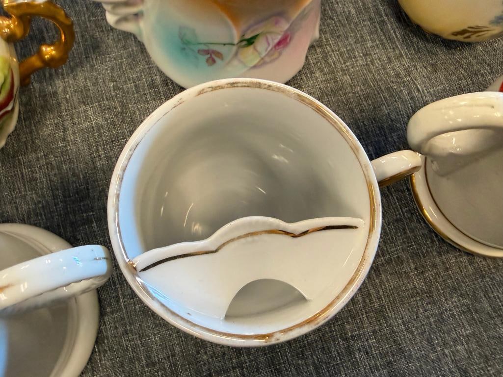 VINTAGE MUSTACHE CUPS AND MUGS BRANDENBURG, NIPPON, MOST MADE IN GERMANY - 6