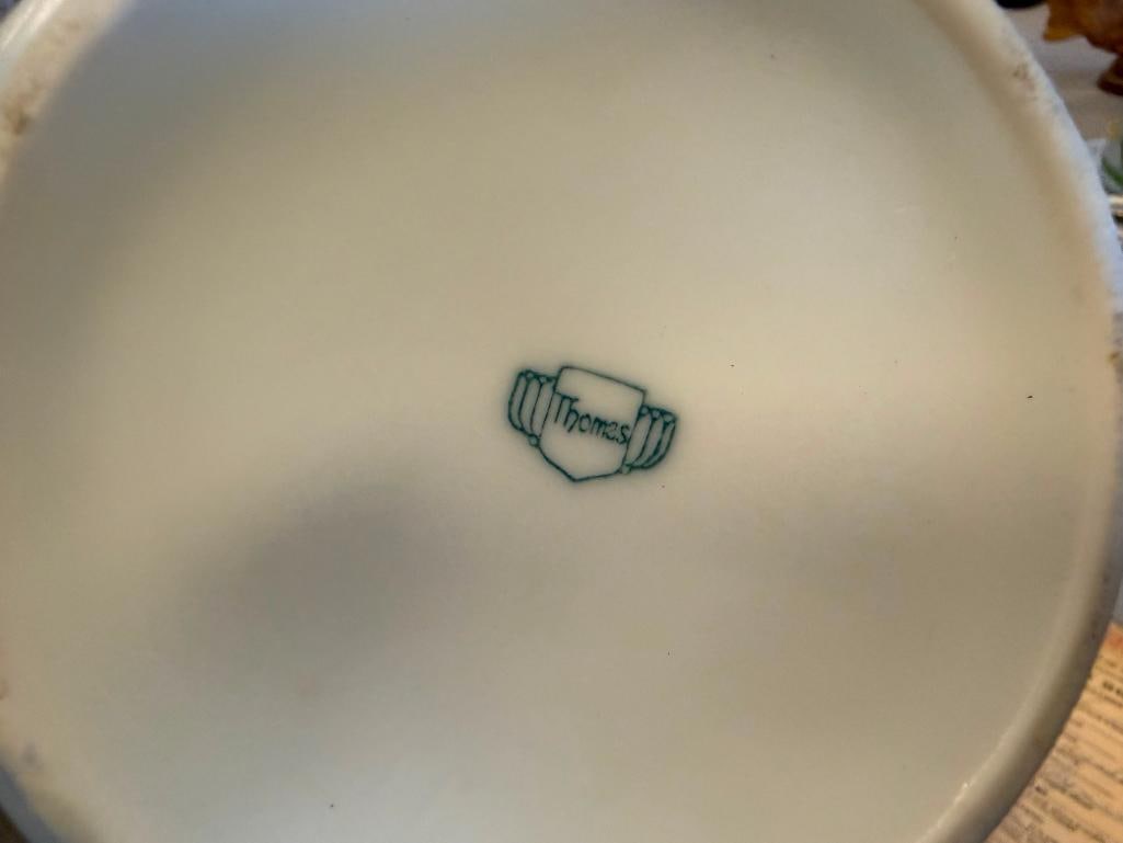 VINTAGE THOMAS BAVARIA GERMAN CHINA TEA SET FLORAL DESIGN WITH GILT ACCENTS - 8