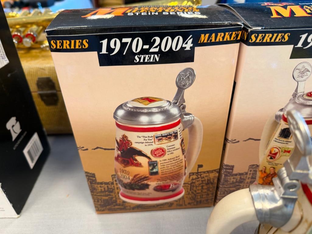 ANNHEUSER-BUSCH MARKETING MILESTONE SERIES STEINS 1860-1919, 1920-1969, AND 1970-2004 - 8