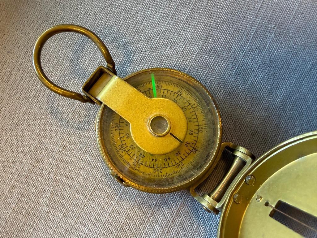 US MILITARY CAMMENGA MODEL 3H COMPASS AND VINTAGE JAPAN ENGINEER COMPASS - 6