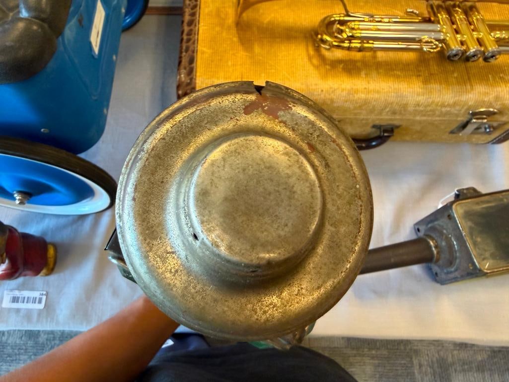 PAIR OF ANTIQUE CARRIAGE OR COACH LAMPS - 6