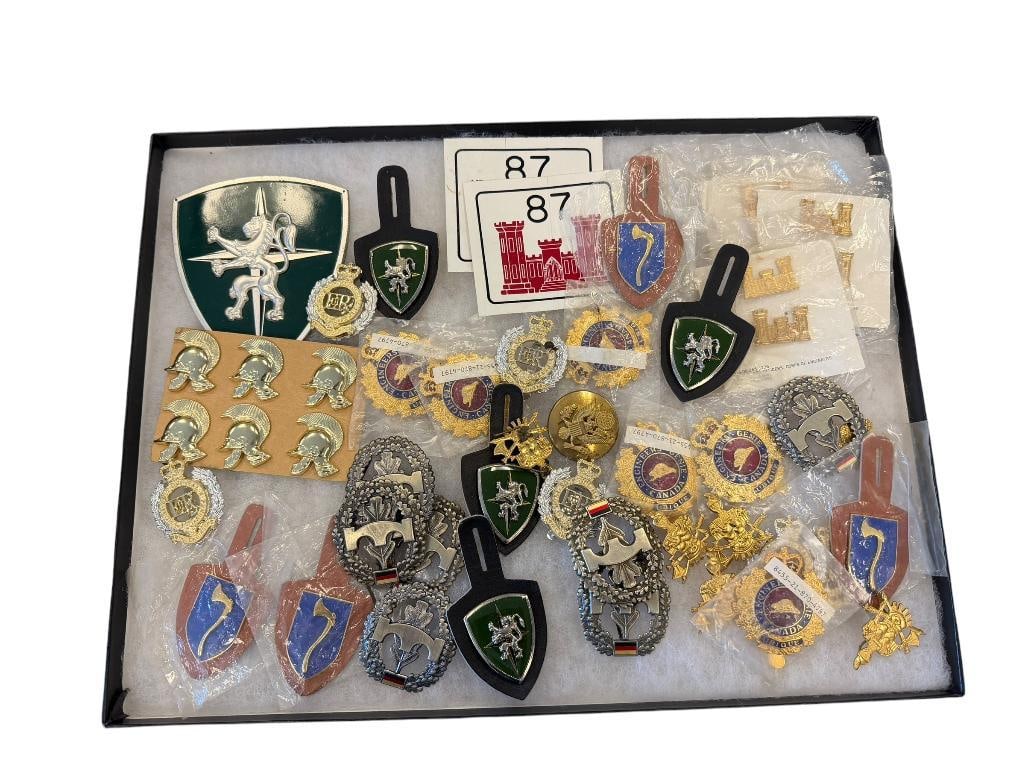 NATO / CANADIAN MILITARY BADGES, CAP BADGES, ROYAL ENGINEERS BERET BADGES (1 of 14)