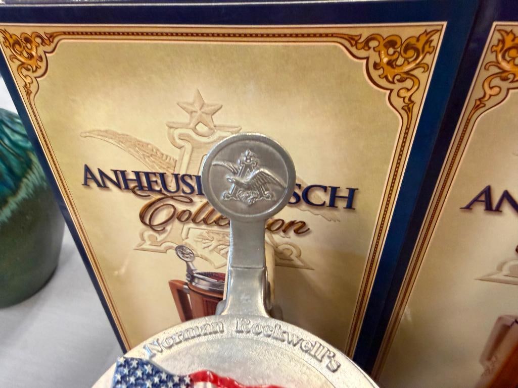 ANNHEUSER-BUSCH COLLECTION NORMAN ROCKWELL'S FOUR FREEDOM'S STEINS - 7