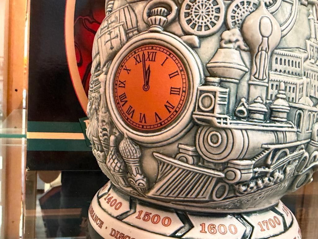 COORS AND MILLER MILLENIUM 2000 RELIEF STEINS MADE BY CERAMARTE IN BRAZIL LIMITED EDITION - 5