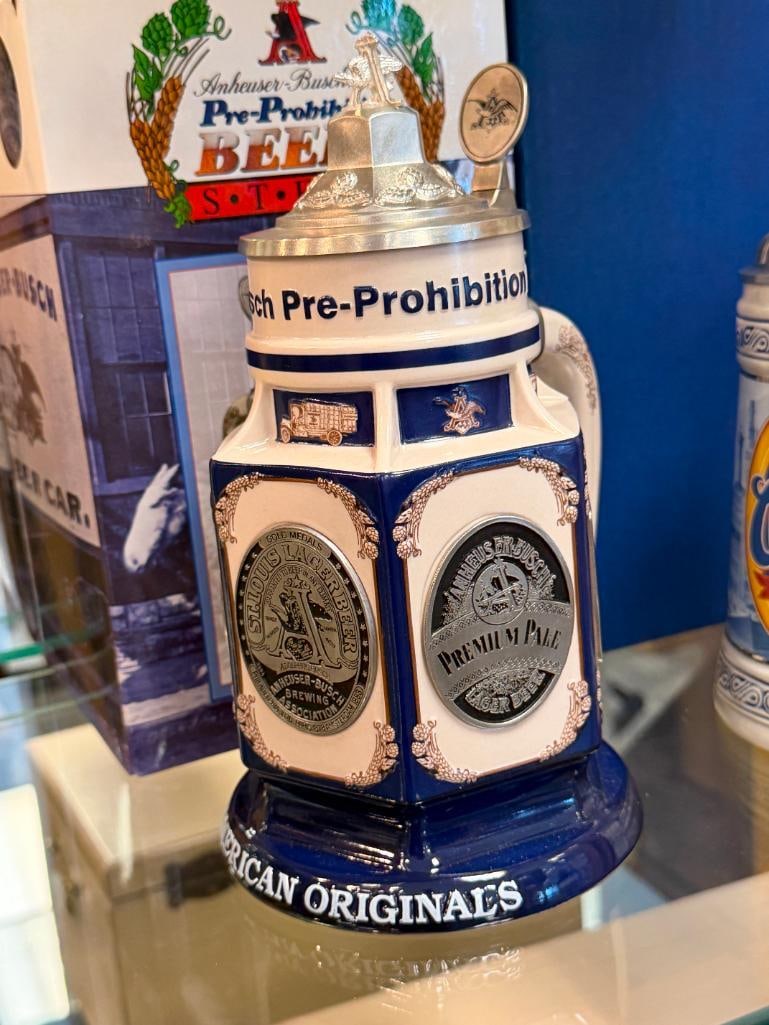 ANHEUSER-BUSCH PRE-PORHIBITION BEER STEIN AND COORS 125TH ANNIVERSARY STEIN - 3