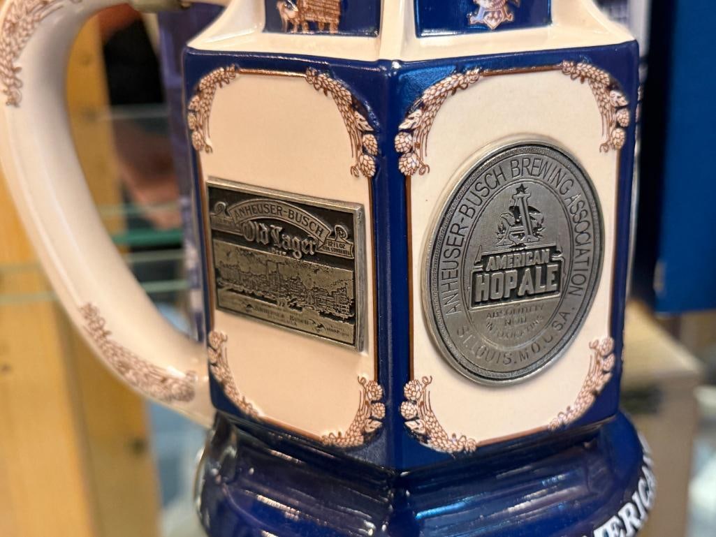 ANHEUSER-BUSCH PRE-PORHIBITION BEER STEIN AND COORS 125TH ANNIVERSARY STEIN - 5