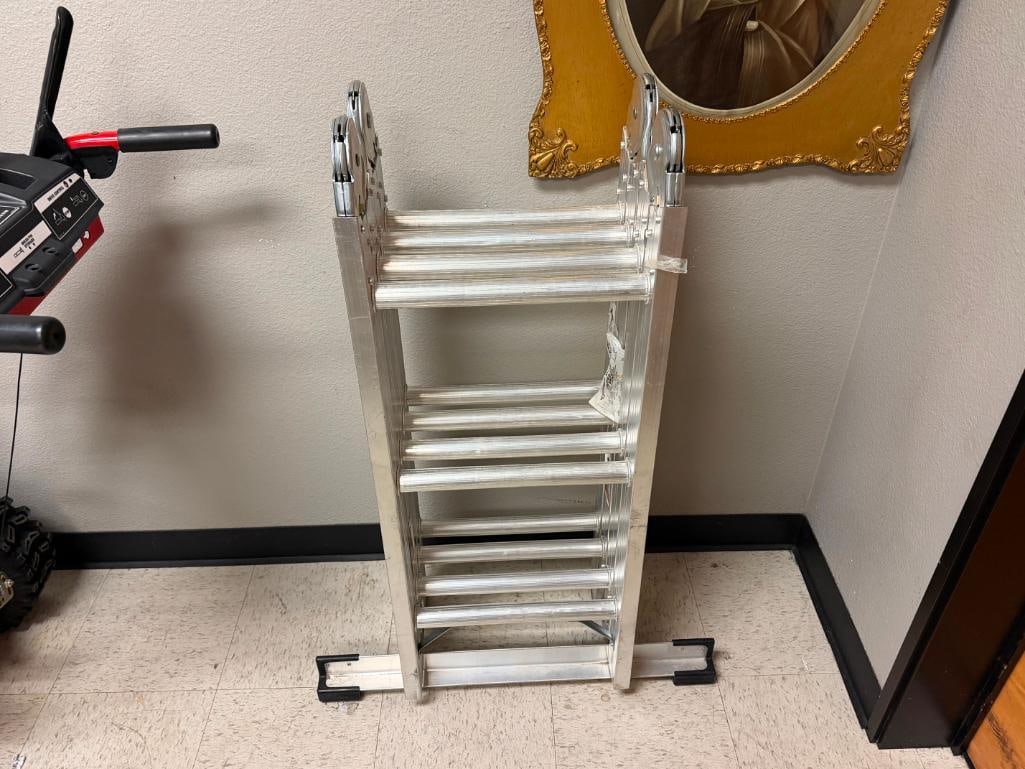 WERNER FOLDING ALUMINUM LADDER - 2