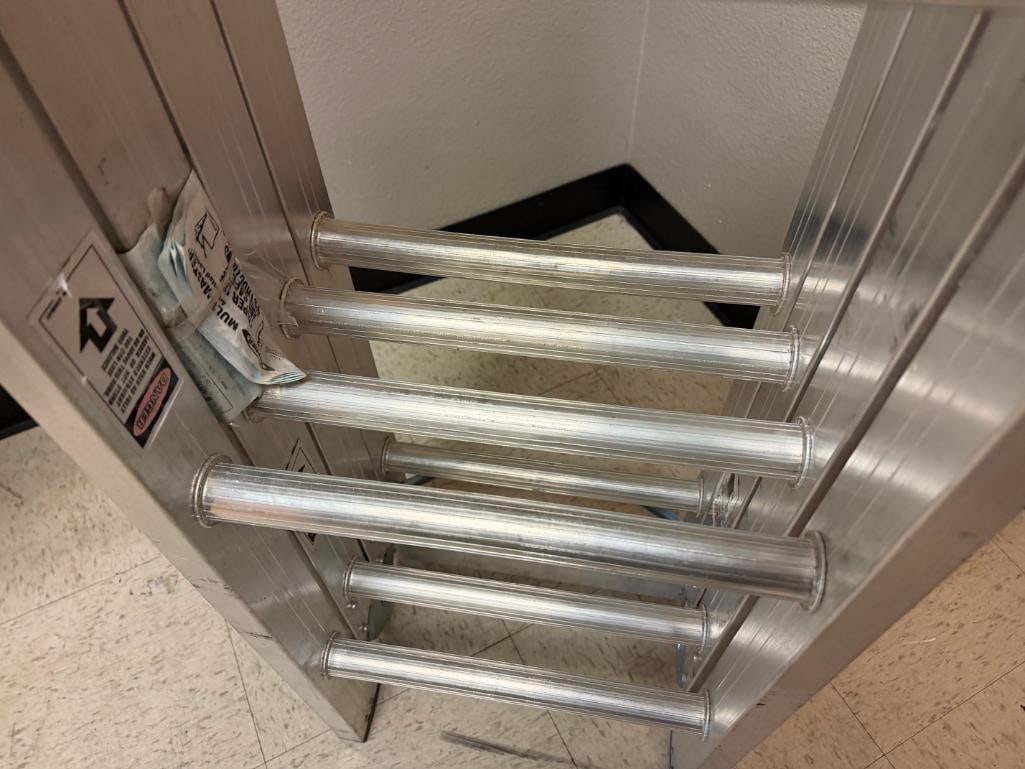 WERNER FOLDING ALUMINUM LADDER - 8
