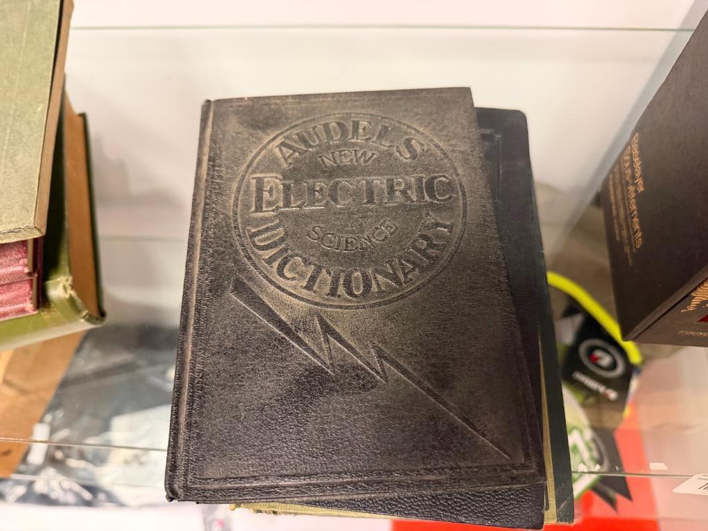 NINE ASSORTED BOOKS INCLUDING PERTAINING TO INDUSTRIAL THEMES INCLUDNG " METALLURGY OF CAST IRON " - 10