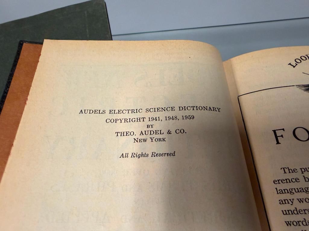 NINE ASSORTED BOOKS INCLUDING PERTAINING TO INDUSTRIAL THEMES INCLUDNG " METALLURGY OF CAST IRON " - 12