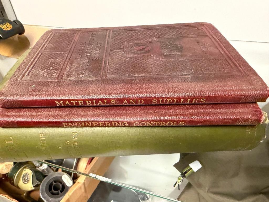 NINE ASSORTED BOOKS INCLUDING PERTAINING TO INDUSTRIAL THEMES INCLUDNG " METALLURGY OF CAST IRON " - 14