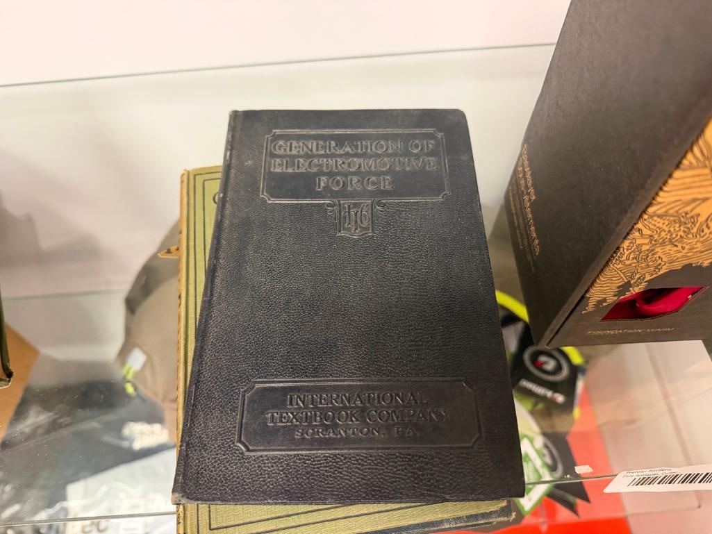 NINE ASSORTED BOOKS INCLUDING PERTAINING TO INDUSTRIAL THEMES INCLUDNG " METALLURGY OF CAST IRON " - 8