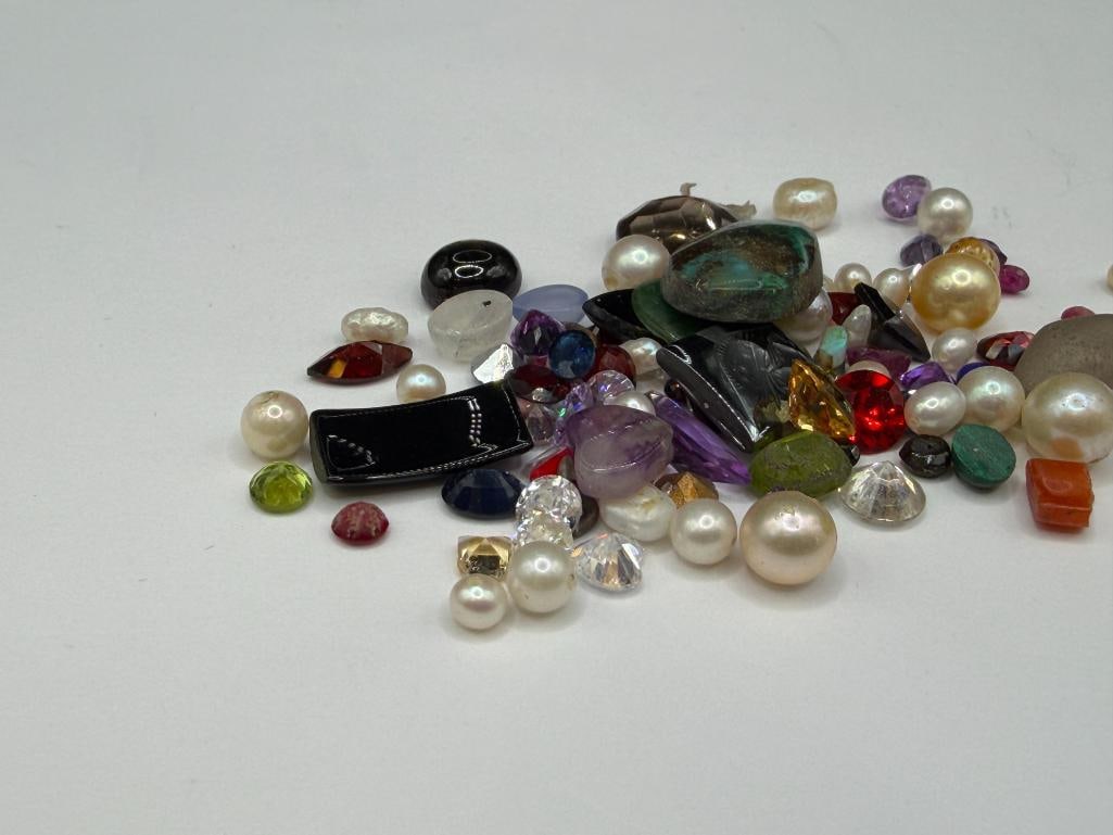 127CTS OF ASSORTED GEMSTONES AND SIMULATED GEMSTONES - 2