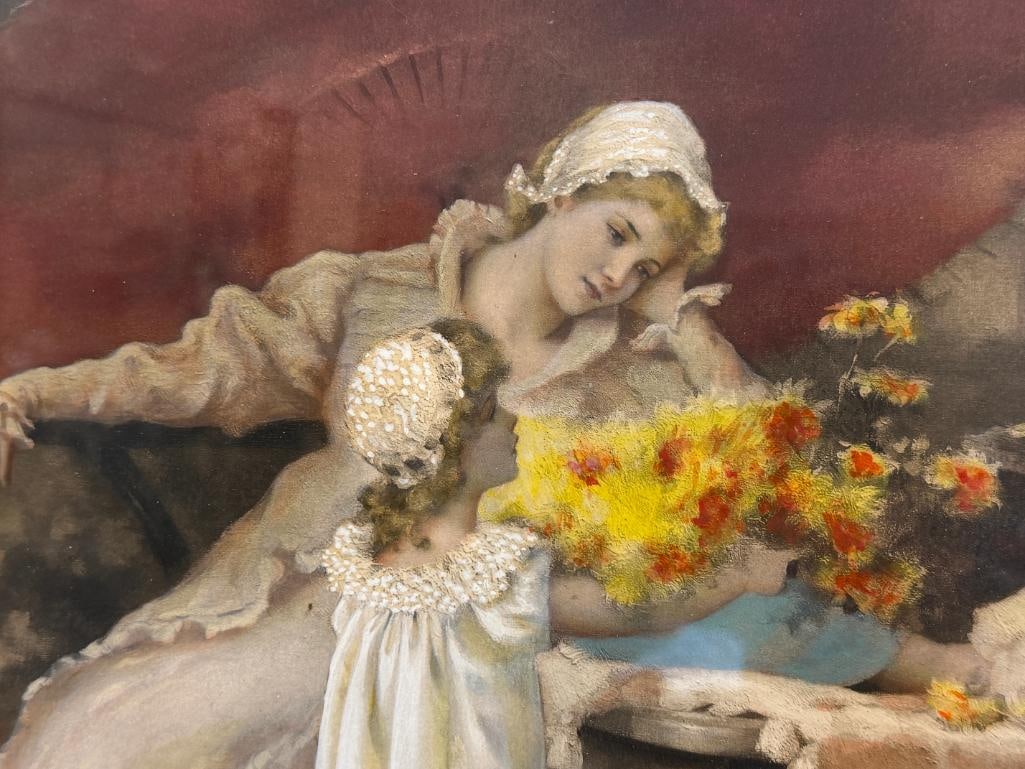 MAUDE GOODMAN BRITISH ARTIST VICTORIAN ERA PRINT - 4