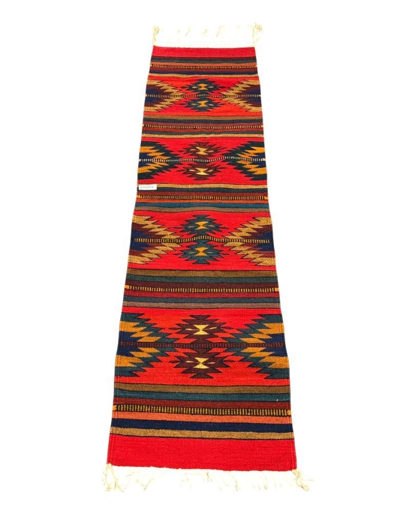 ZAPOTEC OAZACA, MEXICO WOVEN WOOL RUG (1 of 5)