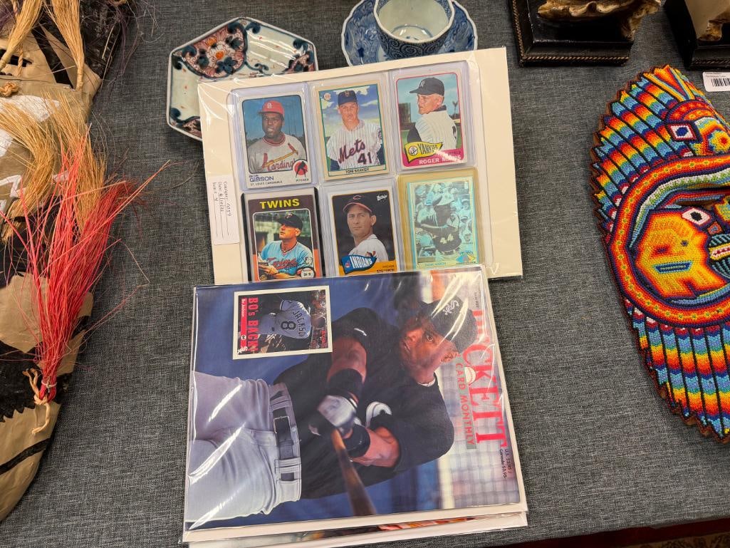 1990'S BECKET MONTHLY SPORT MAGAZINES AND SIX PLAYER CARDS - 2