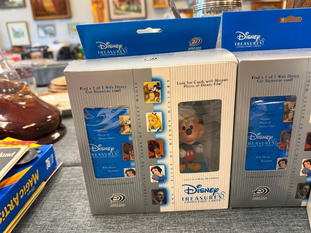 UPPERDECK DISNEY TREASURES COLLECTIBLE CARDS AND MINI BOBBERS - 14