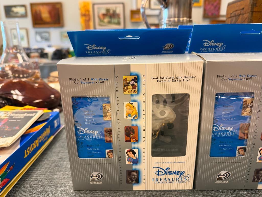 UPPERDECK DISNEY TREASURES COLLECTIBLE CARDS AND MINI BOBBERS - 3