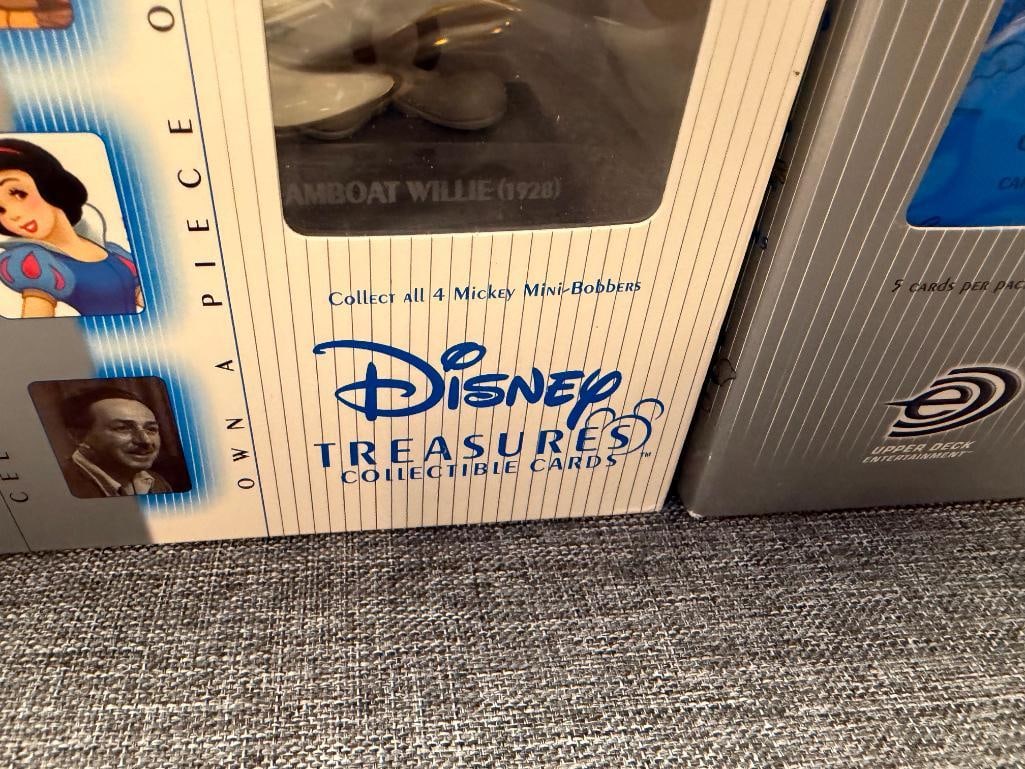 UPPERDECK DISNEY TREASURES COLLECTIBLE CARDS AND MINI BOBBERS - 4