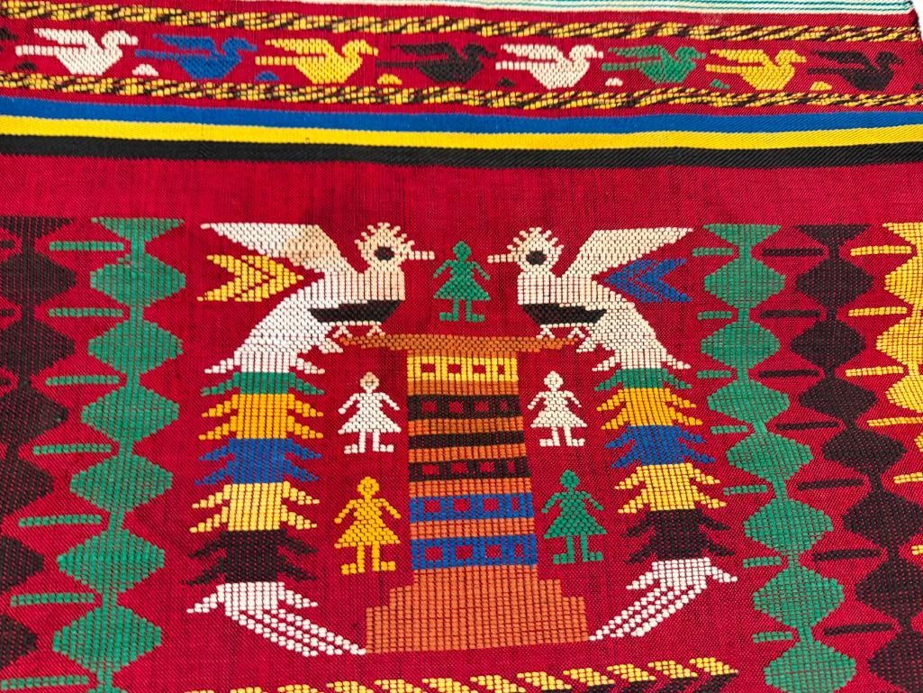 TWO INDIGENOUS HANDWOVEN MAYAN TEXTILE FROM GUATEMALA - 5