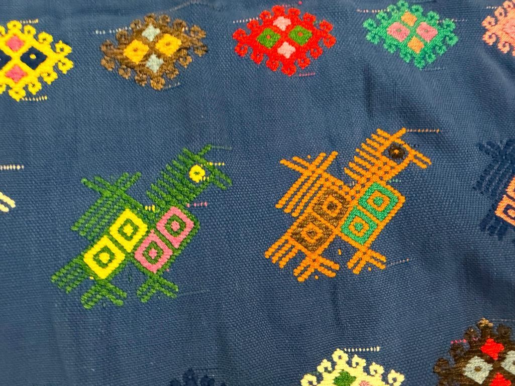 TWO INDIGENOUS HANDWOVEN MAYAN TEXTILE FROM GUATEMALA - 9