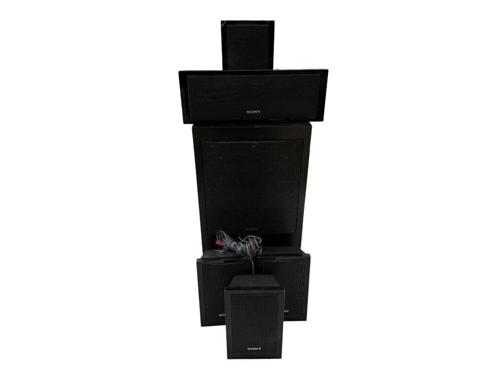SONY SIX-PIECE SURROUND SOUND SPEAKER SYSTEM (1 of 15)