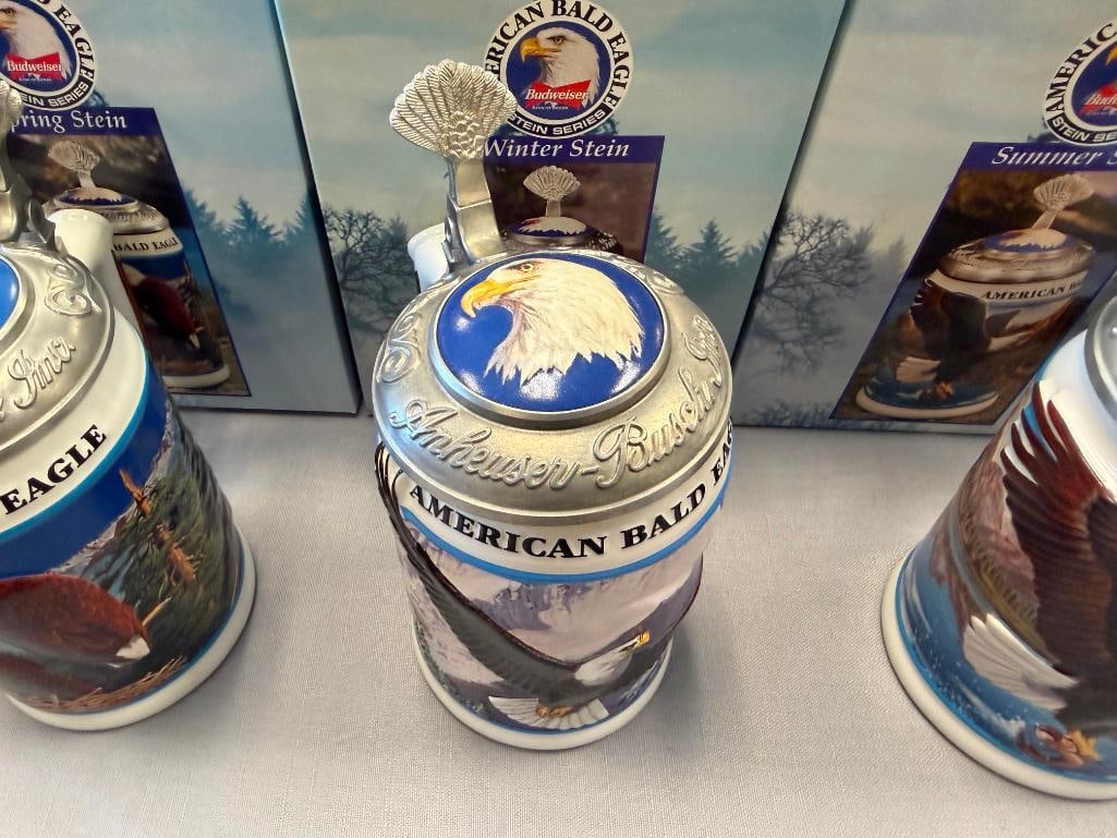 ANHEUSER-BUSCH THE AMERICAN BALD EAGLE STEIN SERIES SPRING SUMMER FALL WINTER - 10