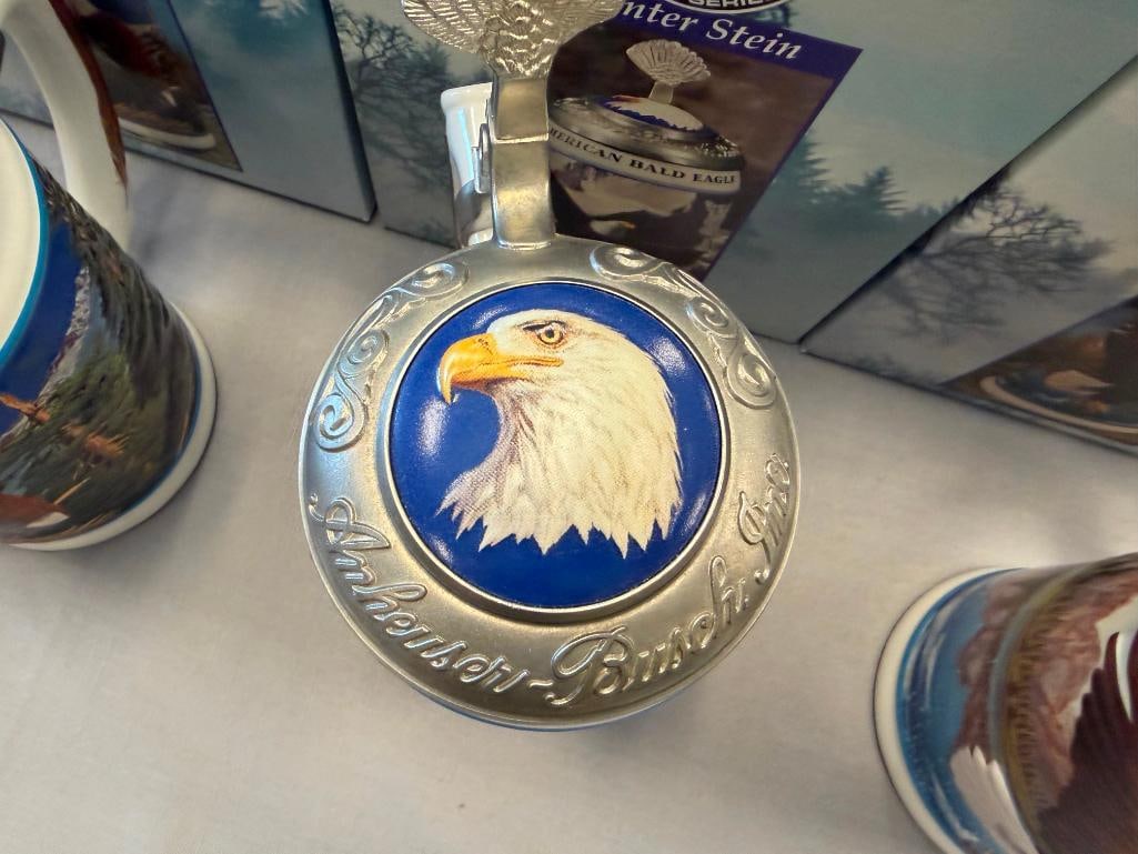 ANHEUSER-BUSCH THE AMERICAN BALD EAGLE STEIN SERIES SPRING SUMMER FALL WINTER - 11