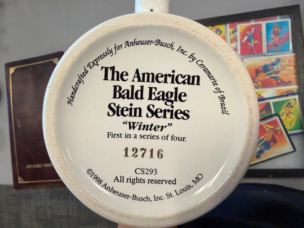 ANHEUSER-BUSCH THE AMERICAN BALD EAGLE STEIN SERIES SPRING SUMMER FALL WINTER - 12