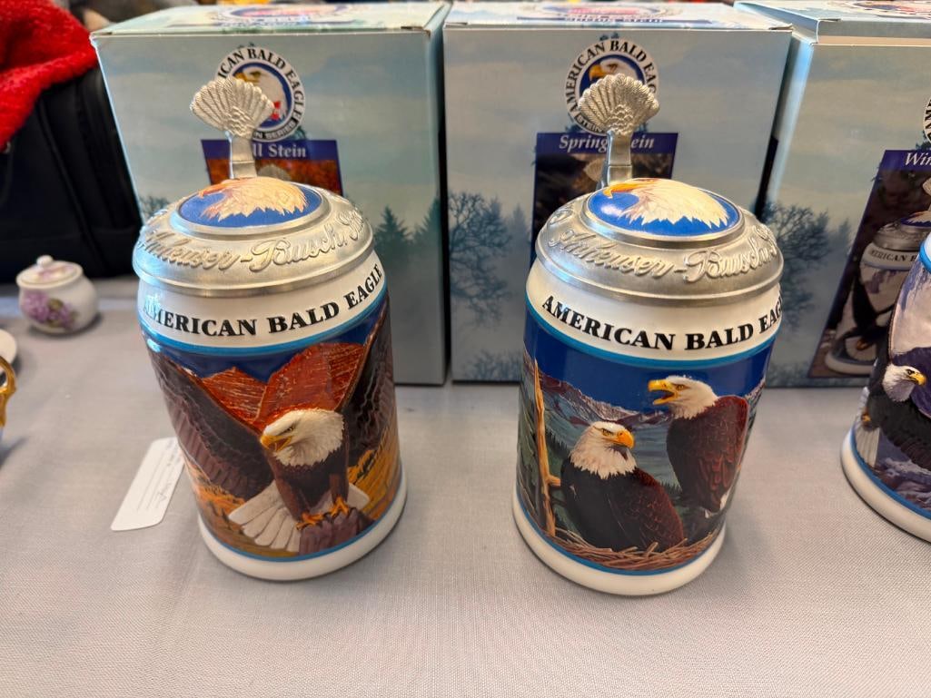 ANHEUSER-BUSCH THE AMERICAN BALD EAGLE STEIN SERIES SPRING SUMMER FALL WINTER - 15