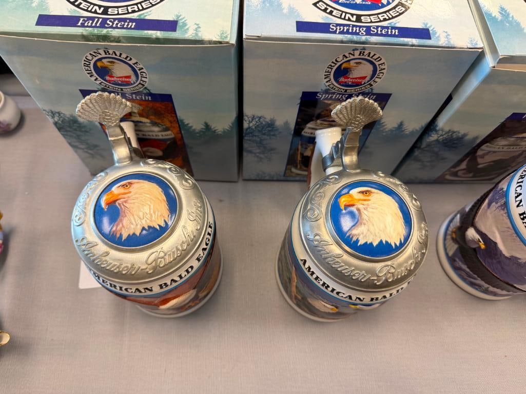 ANHEUSER-BUSCH THE AMERICAN BALD EAGLE STEIN SERIES SPRING SUMMER FALL WINTER - 16