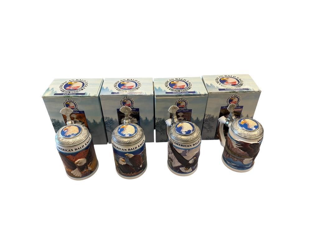 ANHEUSER-BUSCH THE AMERICAN BALD EAGLE STEIN SERIES SPRING SUMMER FALL WINTER (1 of 19)