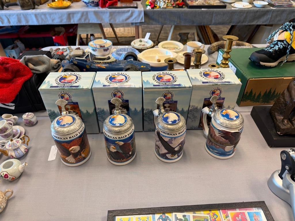 ANHEUSER-BUSCH THE AMERICAN BALD EAGLE STEIN SERIES SPRING SUMMER FALL WINTER - 2