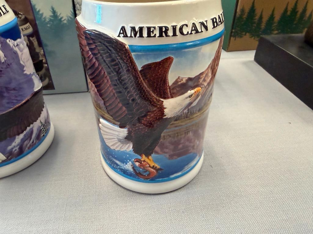 ANHEUSER-BUSCH THE AMERICAN BALD EAGLE STEIN SERIES SPRING SUMMER FALL WINTER - 6