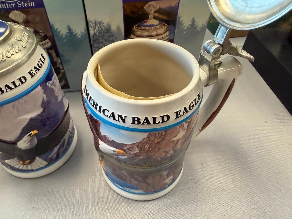 ANHEUSER-BUSCH THE AMERICAN BALD EAGLE STEIN SERIES SPRING SUMMER FALL WINTER - 7
