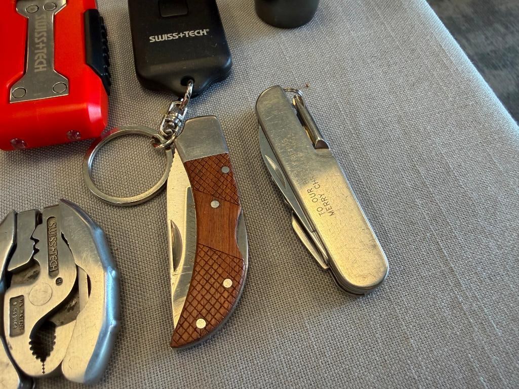 MULTI TOOLS AND GADGETS, LED POCKET LIGHT, SWISS TECH MULTI TOOLS AND FLASHLIGHT, POCKET KNIVES - 3