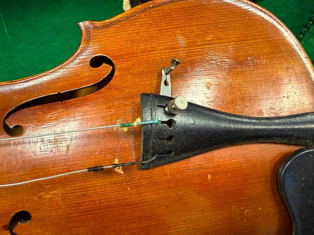 ANTONIUS STRADIVARIUS CREMONENSIS FACIEAT ANNO 1734 GERMAN MADE VIOLIN - 9