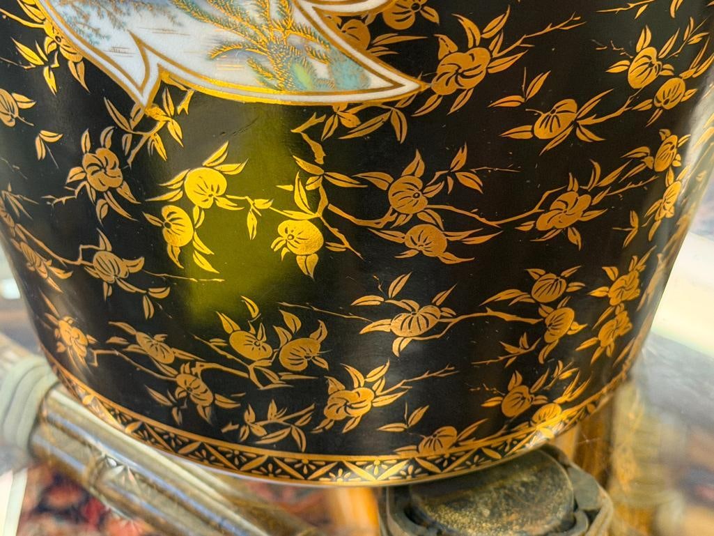 JAPANASE SATSUMA STYLE PORCELAIN GINGER JAR - 5