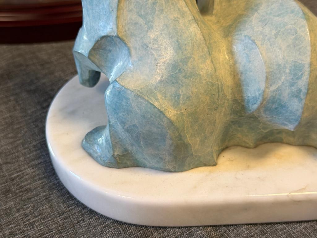 JANET ROSETTA 1997 LIMITED EDITION BRONZE SCULPTURE ICE BEARS NO. 14/24 - 6