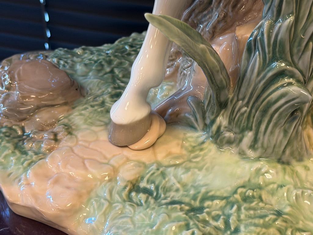 LARGE LLADRO PORCELAIN STATUE FREE AS THE WIND NO. 01860 LIMITED EDITION JOSE LUIS ALVAREZ SCULPTOR - 7