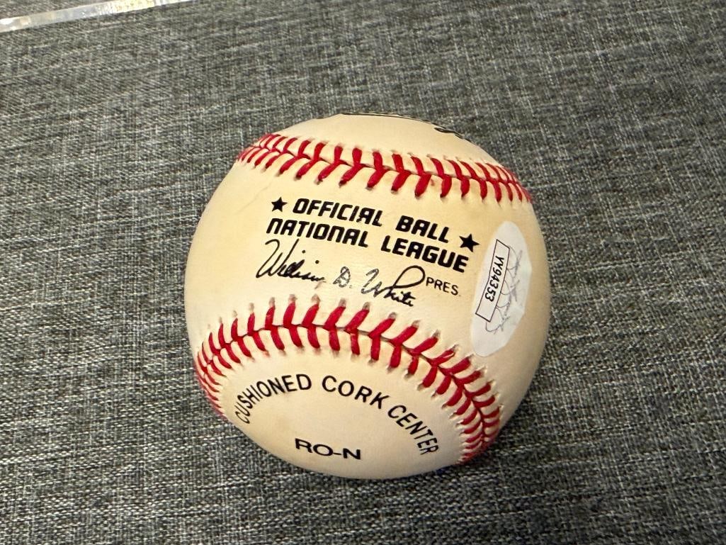 HALL OF FAMER SANDY KOUFAX AUTOGRAPHED BASEBALL AUTHENTICATED BY JSA WITH CERTIFICATE - 4