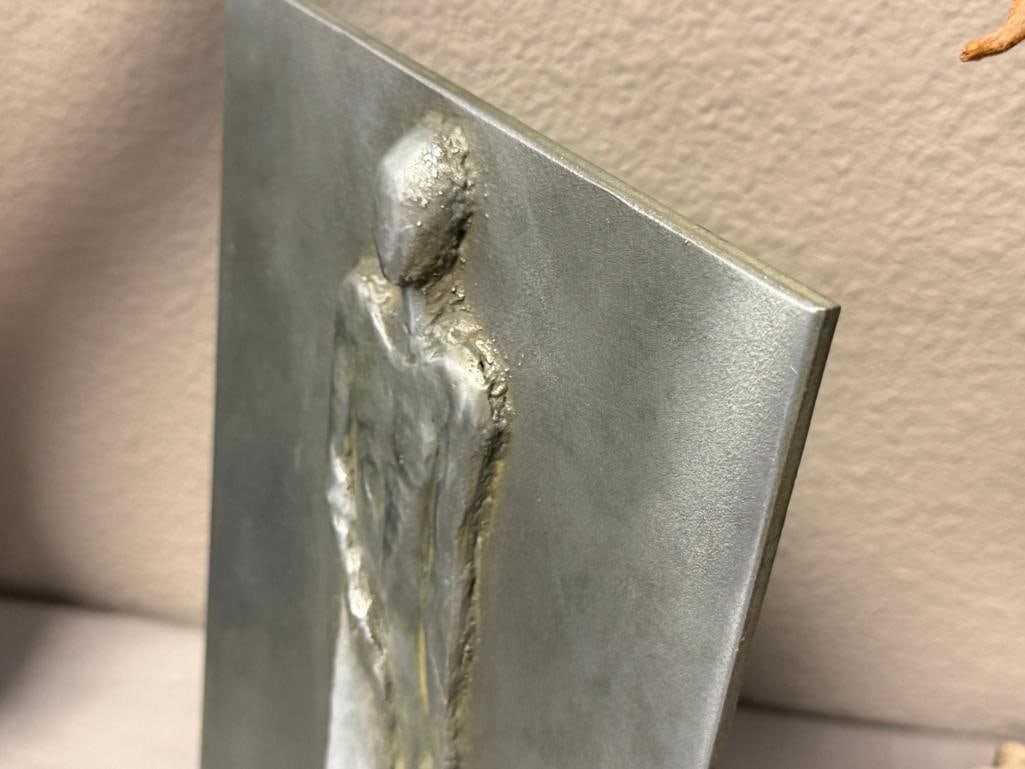 DAVID K. PEARSON AMERICAN ARTIST CONTEMPORARY ABSTRACT SCULPTURE / PLAQUE - 4